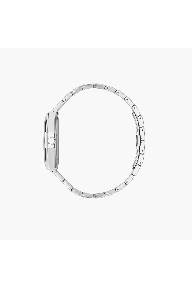 OMAX Men's 42MM Silver Analog Metal Strap Watch | 00BFD001I008 - Image 2